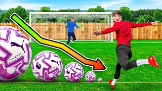 Every Time You Score, The Ball Gets SMALLER!