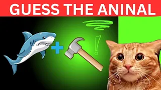 GUESS THE ANIMAL BY EMOJI 🐱🙊🦈 || OHIO CAT BOMBASTIC