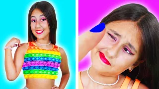 Si La Ropa Fuera Humana || Situaciones escolares lindas y divertidas