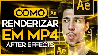 como RENDERIZAR um VÍDEO no AFTER EFFECTS em MP4 4K60 sem MEDIA ENCONDER PASSO a PASSO
