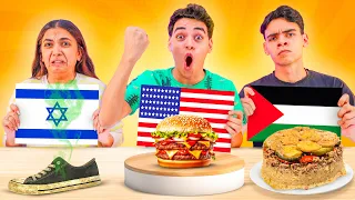 تحدي الاكل من كل بلدان العالم 😱🍔 نهاية قوية 🔥 !