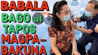 Babala: Bago at Tapos Mag-Bakuna - By Doc Willie Ong #1076