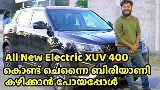 A great day spent in Chennai with the new Mahindra XUV400 electric vehicle