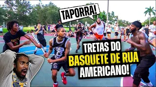 TRASH TALKERS DA GRINGA SAINDO NA MÃO NO MEIO DO RACHA!!! 🔥🏀 (Tretas dos Hoopers Americanos)