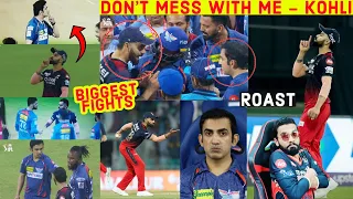 VIRAT KOHLI VS GAUTAM GAMBHIR 😈😈 KOHLI AND NAVEEN UL HAQ FIGHT | RCB VS LSG FIGHT SCENE