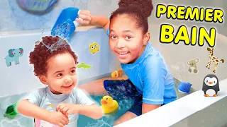 VERITY Donne Un Bain à THEA BABY BOSS Pour la Première Fois !! (ADORABLE Night Routine)