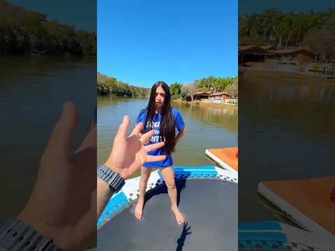SPIDERBRITTO ME DESAFIOU NA LAGOA 🐊 #fy #foryou