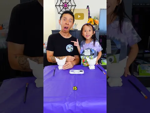 Spooky Sanrio Kuromi Coin Bank Art Challenge! Who Did It Best!? #shorts #artchallenges