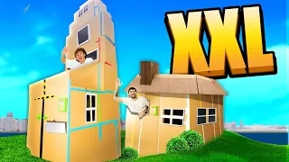 WIR BAUEN XXL KARTONHÄUSER! *RIESIG*