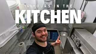 WORK A 16-HOUR SHIFT WITH ME! (Kitchen Vlog in Shediac, New Brunswick)