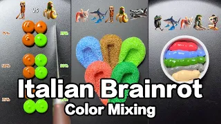 Italian brainrot | Color mixing | Tung Tung Tung Sahur | Guess the mixed colors