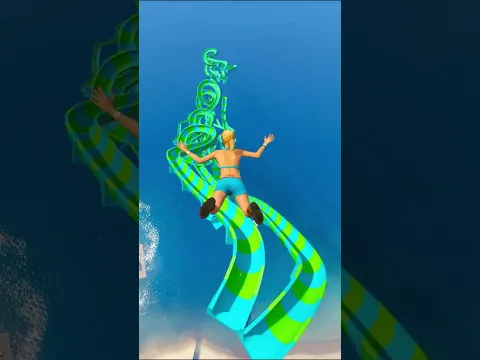 Tracey, Amanda, Michael & Lamar Water Slide #2 #shorts