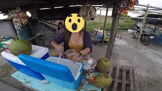 Naloko na... Napasarap na mag buko. Si ate...
