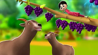 Goat and Grapes Tree Story | Hindi Kahaniya Moral Stories for Kids | JOJO TV
