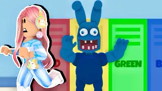 ÉCHAPPER À L'HORRIBLE LAPIN BLEU MALÉFIQUE ET SON ÉCOLE DANS ROBLOX (MO'S ACADEMY)
