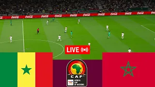 السنغال ضد المغرب بث مباشر ⚽ نهائي كأس الأمم الأفريقية 2025 - مباراة كاملة - محاكاة لعبة فيديو