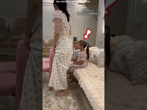 mom tasts her daughter manners #shortsvideo