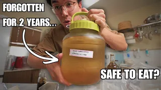 I tasted my oldest forgotten ferments to see if they are still safe