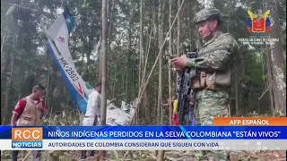 Niños indígenas perdidos en la selva colombiana "están vivos"