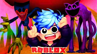 SOBREVIVE a HUGGY WUGGY y MONSTER CATNAP en los BACKROOMS de ROBLOX 😱 Survive Nightmare / YoSoyLuis🩵