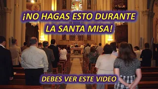 ¡10 ERRORES QUE PODRÍAS ESTAR COMETIENDO EN MISA! MIRA ESTE VIDEO