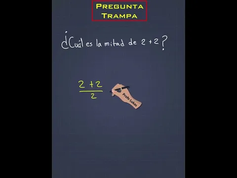 Pregunta trampa de matemáticas  #estudiantes #mathematics #matemática #matemáticas