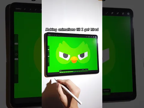 Subscribe for more! #procreate #logoanimation #duolingo