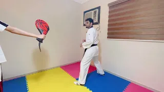 تايكوندو تعلم اهم حركات الدفاع في القتال مع كابتن انس اوزون  #تمرين_ياكبير #taekwondo #yearofyou
