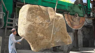 كيف تتحول الحجارة المهملة إلى رخام فاخر في باكستان؟