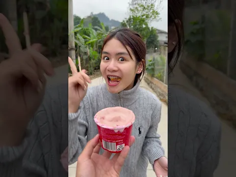 Người mẹ tốt bụng ăn kẹo dâu 🍓và kem Celano , Maiyonnaise siêu ngon sự kết hợp hoàn hảo #shorts