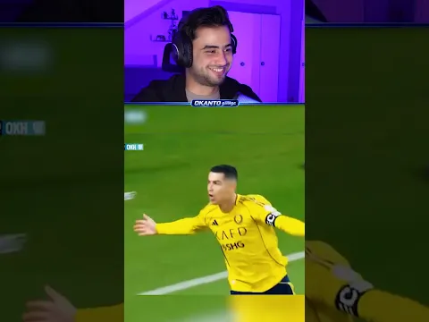 رونالدو اذا شم ريحة الكرة تمر من امامه 🤣