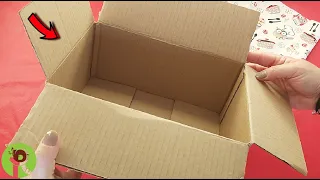 IDEIA CRIATIVA COM CAIXA DE PAPELÃO | FAÇA E VENDA