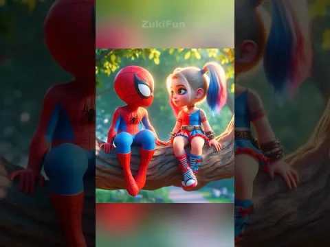 El Guasón ataca al Hombre Araña para quedarse con Harley Quinn 💥  #hombrearaña