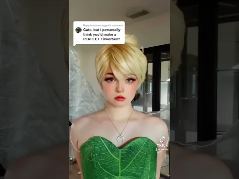 Cosplaying Tinkerbell 🧚‍♀️✨ #shorts