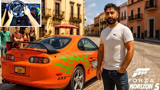Toyota Supra MK4 Drifting - Forza Horizon 5 | Moza R5 GAMEPLAY