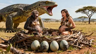 Life Millions of Years Ago | Early Human Women vs The Giant Lizard