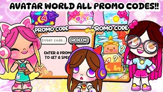 AVATAR WORLD ALL PROMO CODES | AVATAR WORLD NEW UPDATE | AVATAR WORLD SECRET