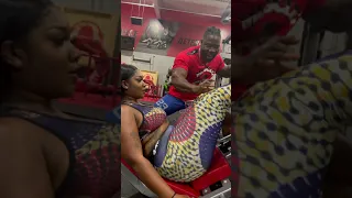 This ladies  gave it there all in the gym!!