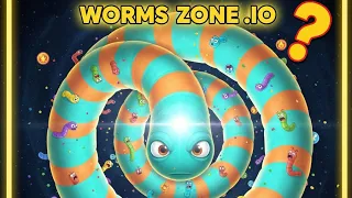 worms zone game impossible size😱😱 |raj gamers|