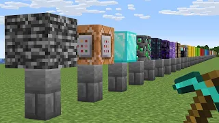 Recolecté Todos los Bloques en Minecraft