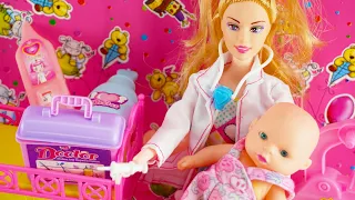 Baby Doll Little Brother Bath Time! Take Care of Baby Doll Brother Bath Routine!