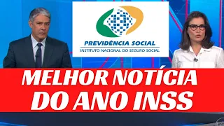 MELHOR NOTÍCIA DO ANO INSS - POR ESSA NINGUÉM ESPERAVA - ATENÇÃO APOSENTADOS E PENSIONISTAS