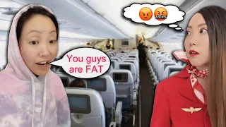 Passenger fat shaming another passenger in front of everyone 😡