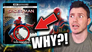 Spider-Man No Way Home 4K Blu-ray Release... WHY DID THEY DO THIS!?!