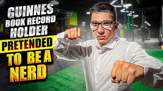 GUINNESS book record HOLDER pretended to be a NERD / PRANK
