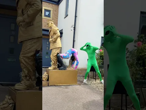 I Can’t BELIEVE This HAPPENED! I Tried To HELP Levitating GoldMan STATUE! 😱@silvermanstatueofficial