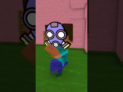 Sadako Wants To Be STINKY But Herobine Is Against It - Minecraft Animation #trending #funnyshorts