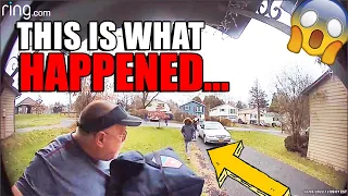 This Is What Happened to the Pizza Delivery Guy (Caught on Ring Doorbell)