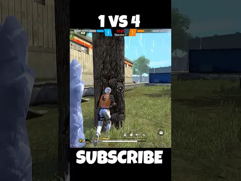 1vs4 destroyed in seconds 😤 WOODPECKER 🥱 #ironicff #shorts #freefireshorts