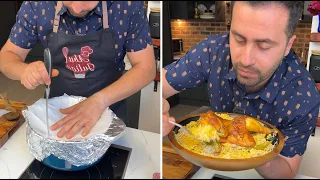 [Best Recipe for Smoked Yemeni Mandi at Home] من الآخر أطيب وأسهل وصفة مندي يمني مدخن في البيت